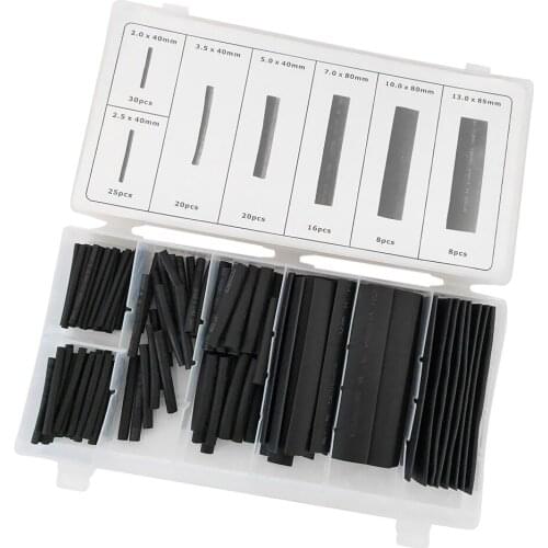 Heat Shrink 2mm-13mm 2:1 Heatshrink Tubing Tube Sleeving Wrap Wire 40mm,80mm,85mm Length