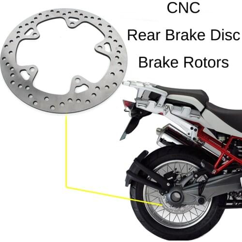 For BMW R 1200 GS adv R1200 2004-2012 Adventure R1200GS ABS Motorcycle CNC Rear Brake Disc Brake Disk Rotor Stainless Steel