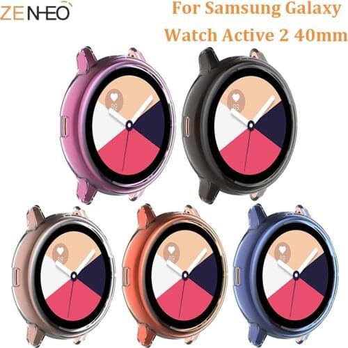 For Samsung galaxy watch active 2 40mm TPU protector Case Accessories For Samsung galaxy watch active 2 40mm Protective Shell