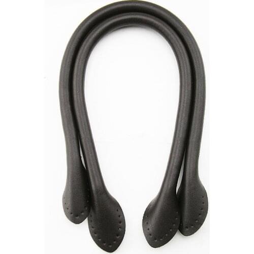 1Pair 60cm High Quality Synthetic Leather Bag Handle Replacement DIY Handbag Accessories PU Handle Straps Multi Colors KZ0003