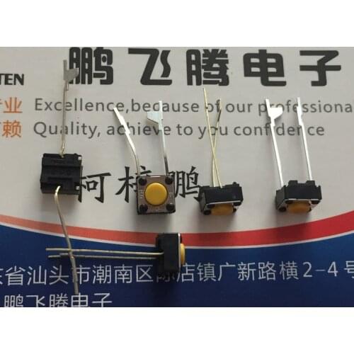 10PCS/lot Original Japanese Omron B3F-6002 touch switch 6*6*4.3 in-line 2-pin reset button micro-movement