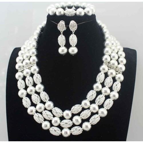 2019 African jewelry sets Indian Bridal necklace women earrings Bracelet Coral nigerian wedding Gift Free Shipping W13893