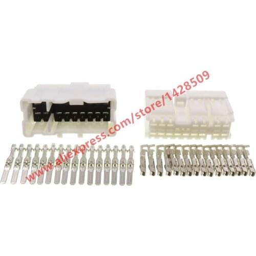 5 Sets 16 Pin Female Male Car Wndow Lifter Wire Socket Connector For Nissan 1674009-1