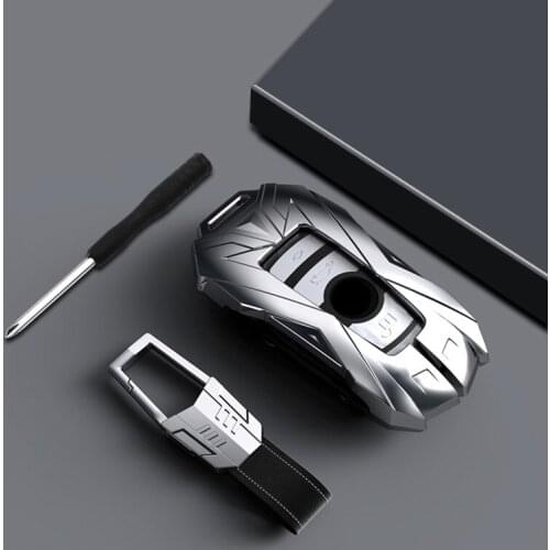 Zinc Alloy Key Case Holder Shell for BMW 1 2 3 4 5 6 7 Series X3 F10 F30 F20 F 12 F13 F01 F25 X3 Smart Remote Key Case