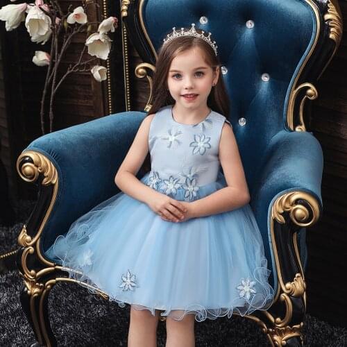 Childrens Dress Baby One-year-old Princess Dress Baby and Toddler Dress Princess Net Gauze Dress Wedding Flower Girl Dress