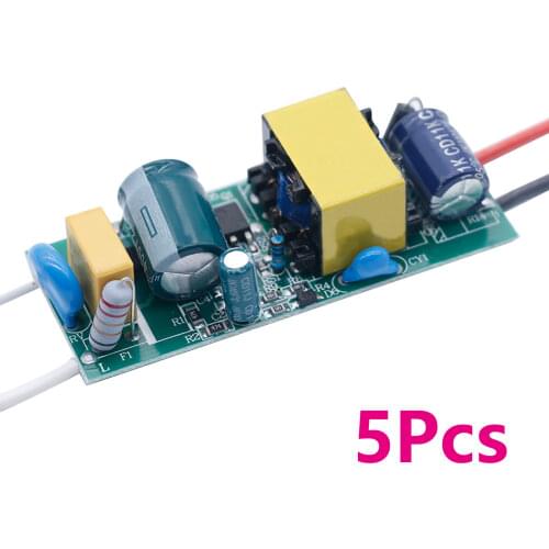 5PCS LED Driver 300mA 1W 2W 4W 6W 8W 9W 10W 15W 18W 25W 35W 40W For LEDs Power Supply Lighting Transformers For LED Repair DIY