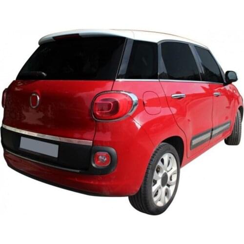 Fiat 500l Compatible For Chrome Luggage Bottom Slat 2013 And Post