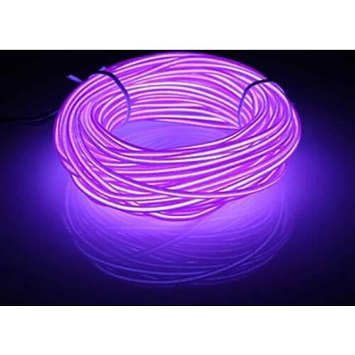10M Led Flexible Soft Tube Wire Neon Glow Car Rope Strip Light Xmas Decor 20-220V