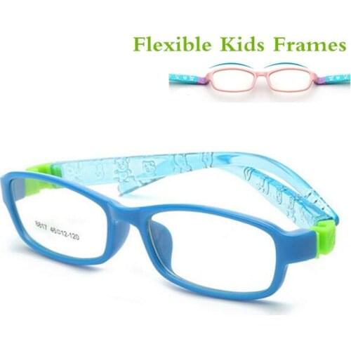 Bendable No Screw Kids frame glasses Boy Child glasses Flexible Children frames eyewear TR Optical glass 8817