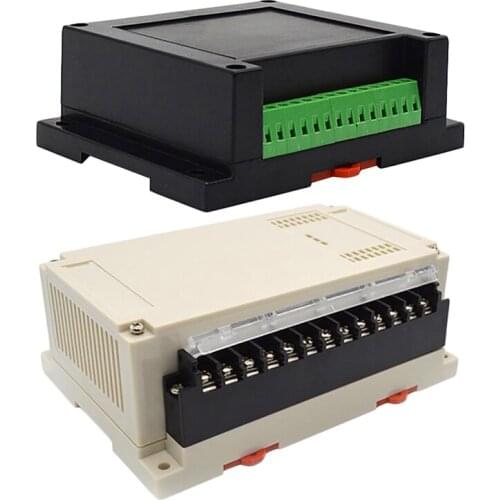 Electronics Enclosure Din Abs Plastic Project Enclosure Control Case & Instrument Din Rail Abs Plastic Electronics DIY Enclosure