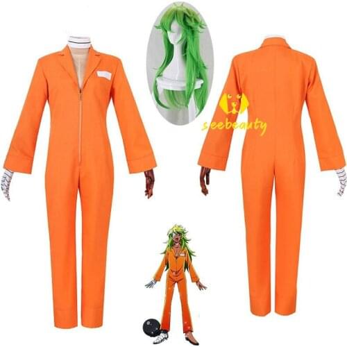 Detentionhouse Cosplay Costume Niko No.25 Nanba Prison Clothes Detention House Nanbaka Jumpsuit Halloween Party Cosplay Suit