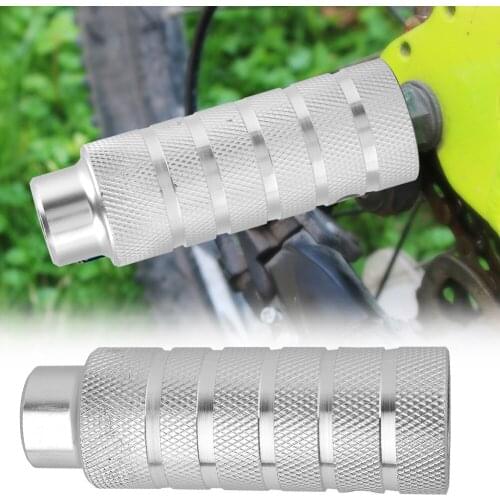 Metal Bike Foot Peg Bicycle Heavy Duty Foot Stand Pegs Rear Stunt Pegs Footrest Bike Accessories Suitable for most bike