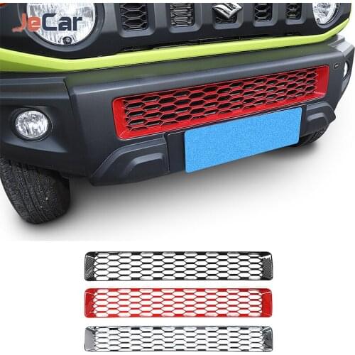 ABS Car Front Bumper Grill For Suzuki Jimny 2019 2020 2021 Insert Cover Trim Decoration Car Exterior Accessories