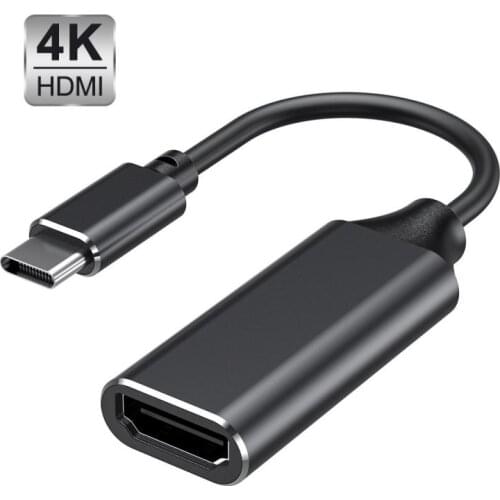 USB Type C To Female HDMI-compatible 4K HD TV Cable Adapter For Samsung Note 8 S8 S9 For Phone Notebook Connected TV Monitor