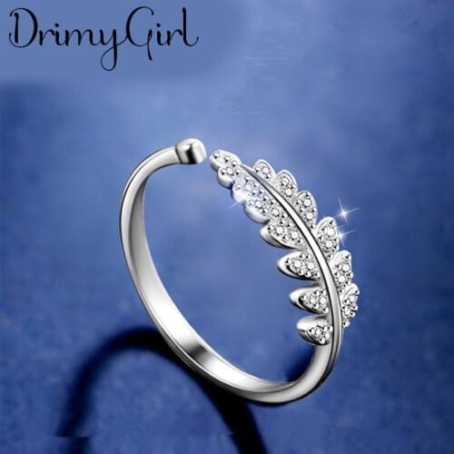 Punk Vintage Crystal Leaf Rings For Women Boho Female Charms Jewelry Men Antique Knuckle Ring Fashion Party Gift