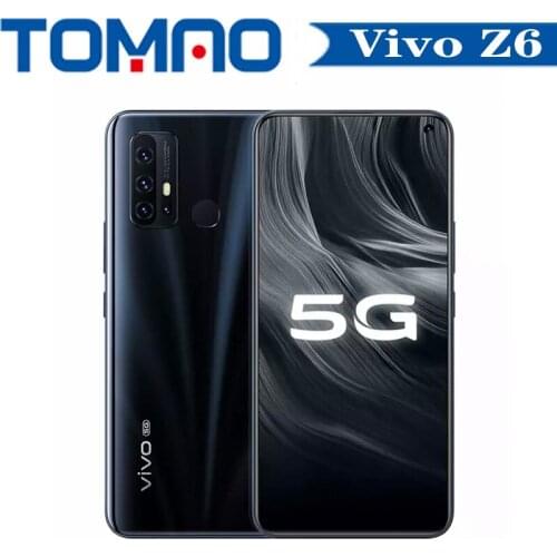 Vivo Z6 5G Smartphone Snapdragon 765G Octa Core 6GB 8GB RAM 128GB ROM 2400 x 1080 50000mAh big battery 48.0MP 4 Rear Cameras OTA