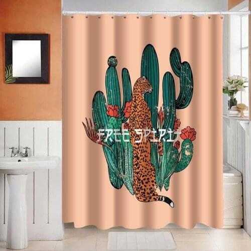 Nordic Style Curtain for Living Room Bedroom Partition Decor Bathroom Waterproof Shower Curtain Set Home Decoration Accessories