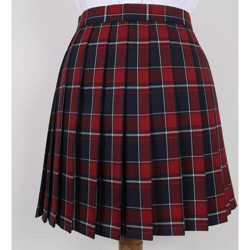 YYCZF Harajuku Black Skirts Womens 2021 Summer High Waist Anime Skirt Kawaii School Uniform Short Mini Large Plaid Pleated Skirt