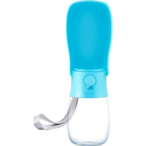 1PC Plastic Pets Water Bottles Dogs Drinking Water Pot Outdoor Portable Folding Accompanying Cup Dog Drinking Kettle