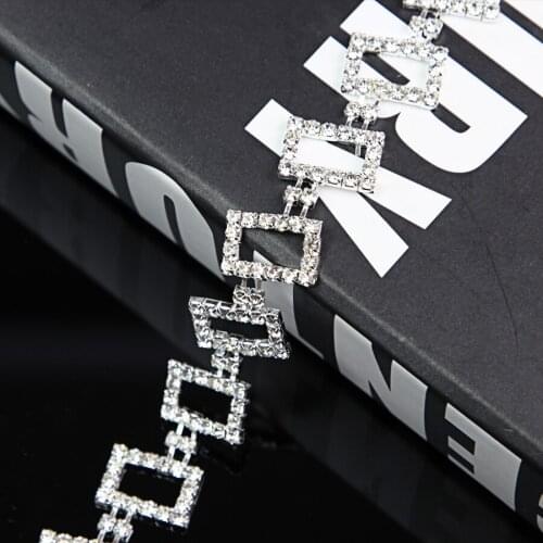 10Yards Crystal Rhinestone Jewel Trim Rhinestone Trimming Chain For Shipping