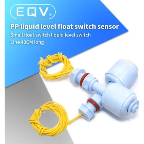 52mm PP Liquid Water Level Sensor Horizontal Float Switch Down