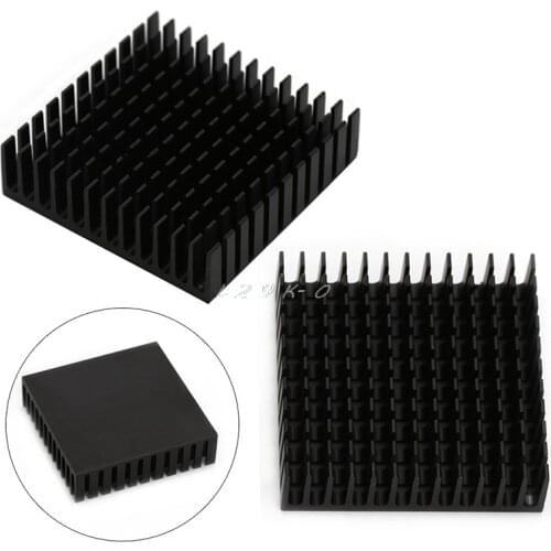 2Pcs Radiator Aluminum Heatsink Extruded Profile Heat Dissipation for Electronic