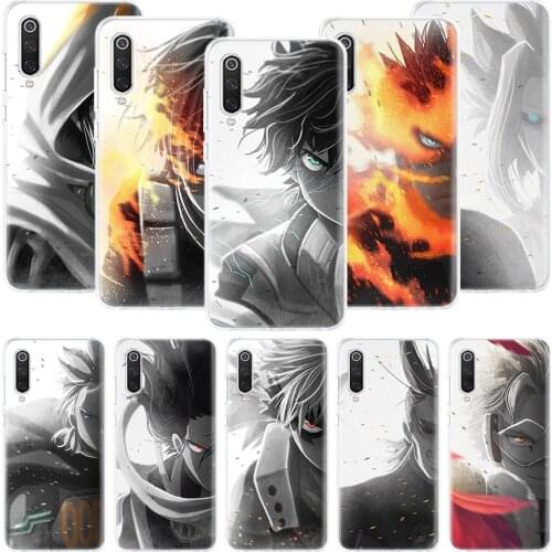 My Hero Academia Anime Phone Case For Xiaomi Mi Note 10 11 9 8 10T 9T CC9 A1 A2 A3 5X 6X Pocophone F1 X3 F2 Pro Lite Coque Cover
