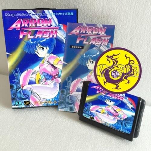 Arrow Flash 16 bit SEGA MD Game Card Boxed With Manual For Sega Mega Drive For Genesis