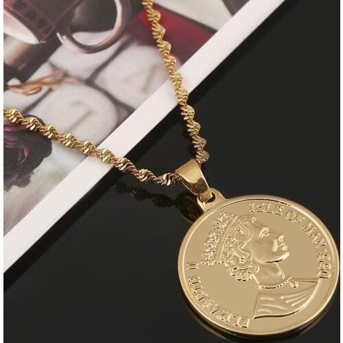 Catholic Patron Saint Medal Pendant Necklace Gold Color ST BERNARD Chain Jewelry