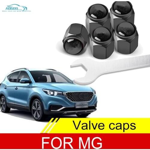 Car Wheel Tire Air Valve Caps Stem Cover With Brand Logo For MG6 Mg5 GS TF 3SW HS ZS MG3 Accessories