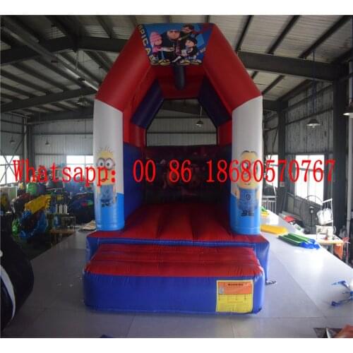 Commercial Children Inflatable Little Yellow Man Trampoline Toy Outdoor Sale