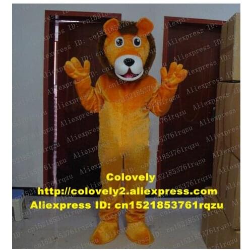 Lion Wild Beast Animal Mascot Costume Adult Cartoon Character Suit Promotion Ambassador Education Exhibition zz5144