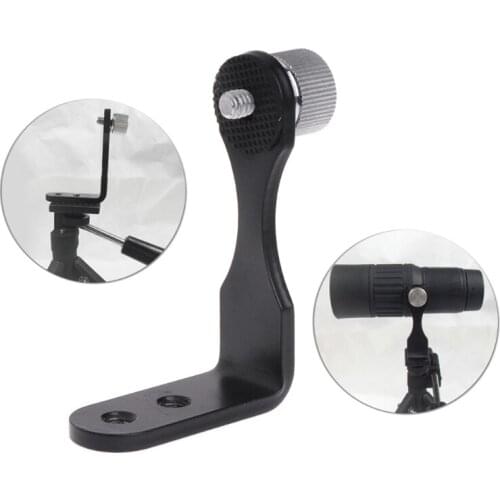 Metal Binocular Telescope Mount Holder Dedicated L Adapter with Tripod Connector 85AC