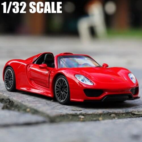 1:32 918 Alloy Die cast Car Model Simulation Decoration Pull Back For Boy Toy Gifts Collection Free Shipping