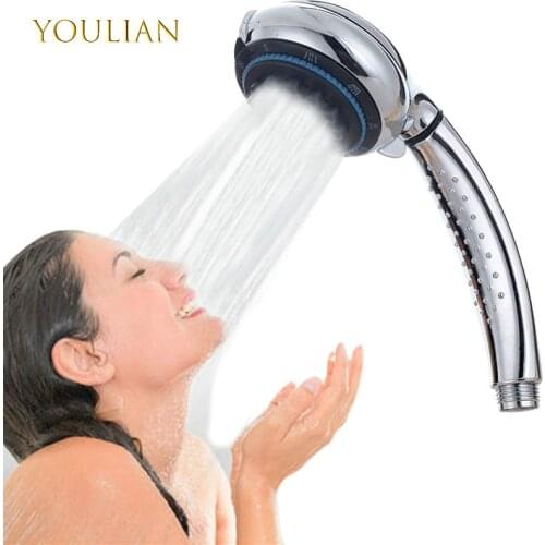 Shower Head Save Water Bathroom Douche Honeycomb Pressure Spray Bath Handheld Lasting Durable Fall-Resistan Faucet Replace Parts