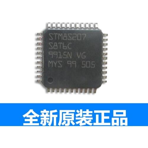 New original STM8S207S8T6C LQFP44 8-bit microcontroller 64 k flash patch