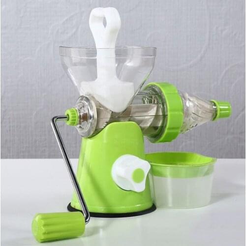 The Original Healthy Juicer Manual Citrus Squeezer Hand-Cranking Juice Reamer / Extractor for Fruits and Vegetables