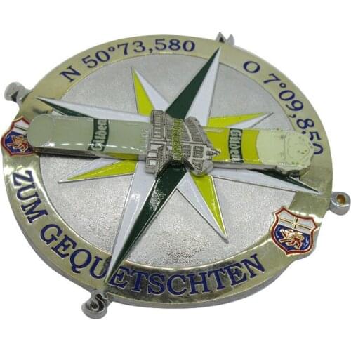 Custom Die Casting 3D Medal Hot Sale Medal and Ribbon k200207