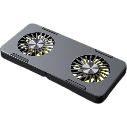 Adjustable Laptop Stand Cooling Holder with 2 Fans Quiet Thin Folding Riser Cooler for Pad Notebook 12-17in Black /White