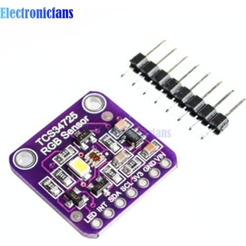 TCS34725 RGB Color Sensor IR Filter White LED Sensor Module for Arduino R3
