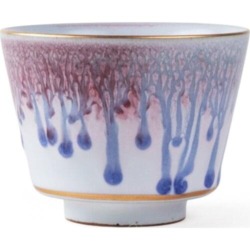 Japan Coarse Pottery Tea Cup Green Tea Maker Cup Glaze Teacup Kung Fu Tea Set Master Cup Creative Vintage Home Decor