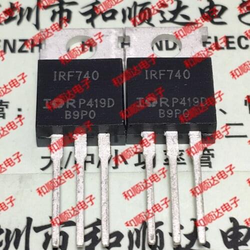 10pcs/lot IRF740 New Spot TO-220 400V 10A