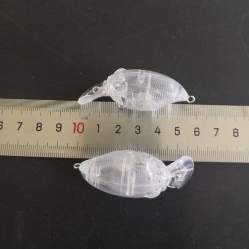 10pcs Unpainted Crank bait Fishing Lure Body 55mm 7g Blank lures JXC1