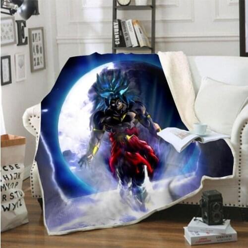 Anime Pattern 3D Demon Fleece Blanket full printed Wearable Blanket Adults/kids Fleece Blanket drop shippng style-1