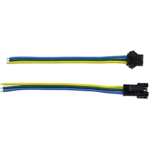 3PIN JST cable Dual End RGB LED Strip Connector for WS2811 WS2812B SK6812