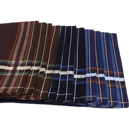 43 X 43cm Mixed Color Square Hanky Wedding Party Handkerchiefs for Mens