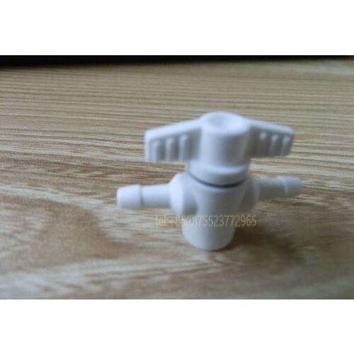 5 pcs Two-way valve with switch 4mm*2mm tube