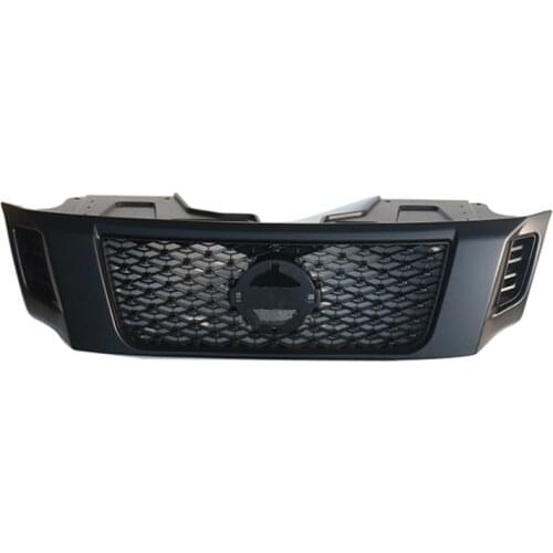 Fit for Navara Np300 Auto Exterior Parts Car Accessories Mesh Grille ABS Matte Black Front Grille