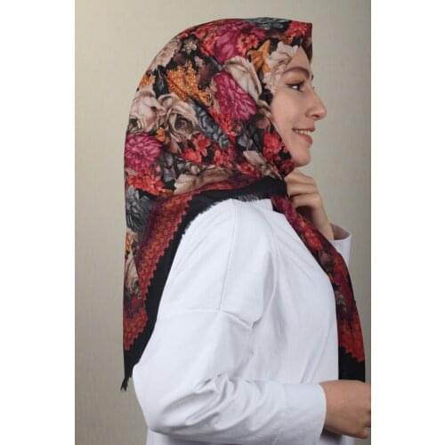 BONJELA PATTERNED COTON SCARF-DESEN-67-RENK-05
