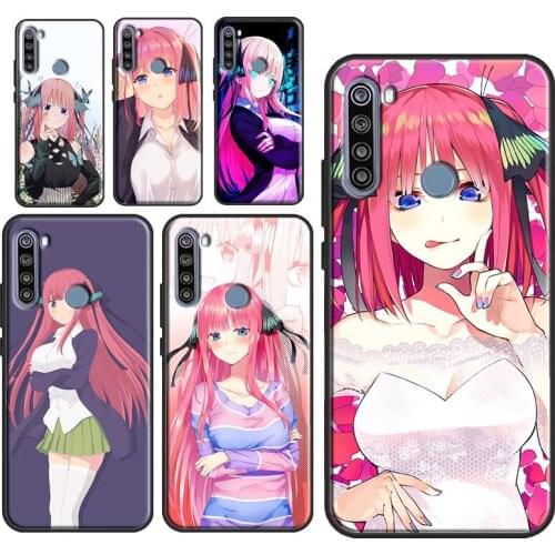 Nakano Nino Gotoubun no Hanayome Phone Case For Xiaomi Redmi Note 10 Pro 8 7 9S 8T 8A 9A 9C 9T K40 Redmi Note 9 Pro Cover